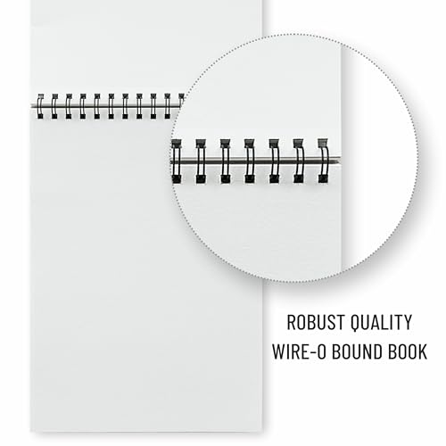 Image of Anupam Ultra Artist Book A3 Size | Wiro Binding Lay-Flat Design Notebook | Acid Free Optimal Coarse Texture | 200 GSM | 25 Sheets, 50 Pages | Ideal for Drawing, Sketching, Design & Architecture