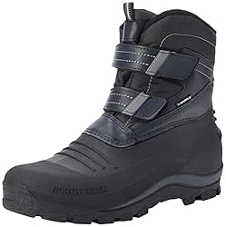 Spirale Tove Botas de Nieve unisex para Hombre, Bo...: CORTE: nailon repelente al agua y cuero ecológico CHAQUETA: NixpreneTM, caucho sintético ligero e impermeable SUELA: NixpreneTM, caucho sintético ligero y flexible FORRO: polar con espuma aislante PLANTILLA: fieltro de doble capa
