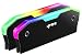 Produktbild upHere RAM RGB Kühler Kühlkörper Kühlung Weste Fin Strahlung Austreten für Heimwerker PC Spiel Overclocking Mod DDR DDR3 DDR4 Grau,2-Pack/ MBK5-2
