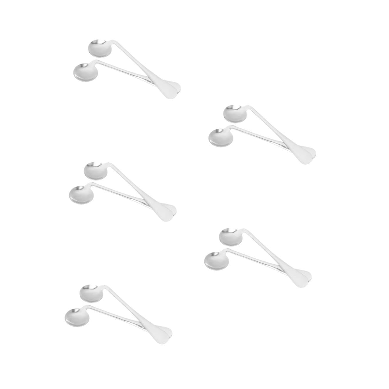 FRCOLOR 10 Piezas utensilios adaptativos talheres aco inocidavel cubiertos portatiles utensilios para ancianos utensilios adaptables aire cuchara adaptable de acero inoxidable