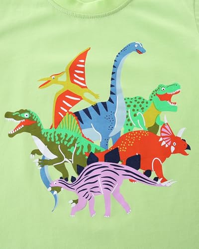Image of AIWUHE Toddler T Shirts Cotton Summer Tshirts Boys Girls Short Sleeve Tee Tops Casual Graphic Clothes Crew Neck Shirts 2-6Y