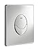 Produktbild GROHE Skate Air - Abdeckplatte (wassersparend, 2-Mengen- und Start & Stopp-Betätigung, 156 x 197 mm), chrom, 38505000