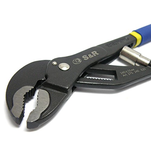Reviews for S&R Automatic SelfAdjusting Tongue Groove Pliers, Water