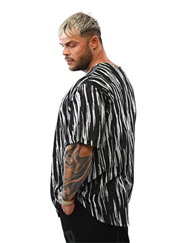 BGSM Men's Oversize T-Shirt Bodybuilding, Cardio and Powerlifting Rag Top Tee and Plus Size T-Shirt2