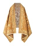 nratto Women's Reversible Pashmina Shawl Wrap for Women Big Scarf Holiday Gifts, Yellow