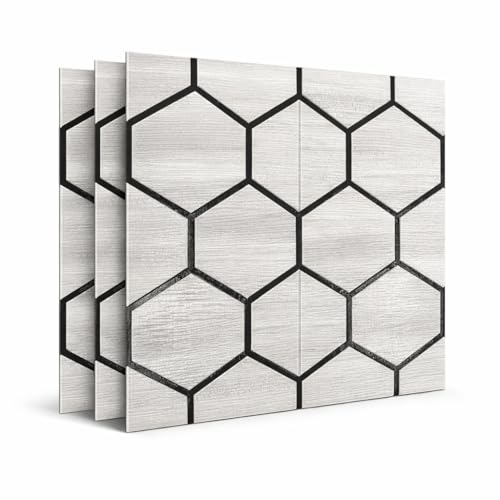 Image of Barebeauty 3D Wall Panel Wallpaper, Self Adhesive PE Foam Brick Sticker, Waterproof Wall Covering for Home Decor, 70 x 70 cm (Pack of 25, 131.75 Sq. Ft. Approx)