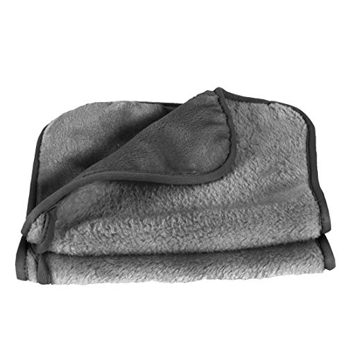 Image of Eurow Reusable Makeup Remover Cloths, Soft Microfiber Face Towels for All Skin Types, Chemical-Free, Protective, Machine Washable, Gentle & Effective Facial Cleansing, 8 inchx16 inch, Gray, 2-Pack