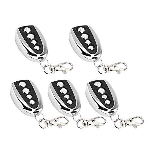 Lot de 5 télécommandes de 433 MHz pour ouvre-portail coulissant automatique, ouvre-portail électrique roulant
