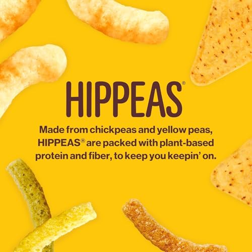 Hippeas Chickpea Puffs, Cheeze Variety Pack: Groovy White Cheddar, Cheezy Vibes, 0.8 Ounce (Pack of 30), 3g Protein, 2g Fiber, Vegan, Gluten-Free, Crunchy, Plant Protein Snacks