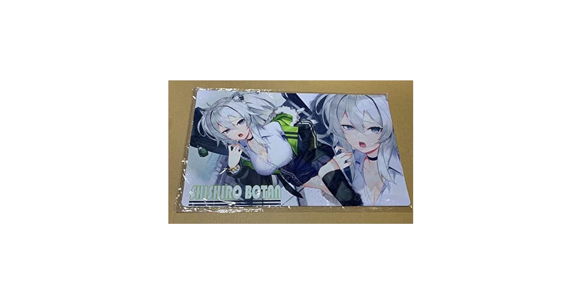 ホロライブ 獅白ぼたん メイド ミッドナイトブルー プレイマット