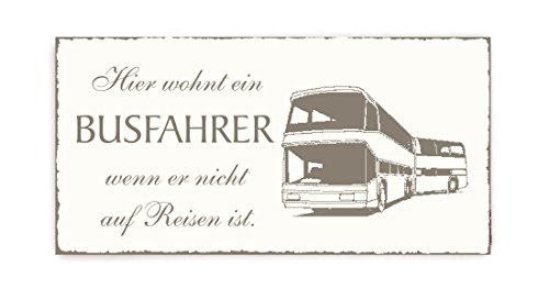 Targa targhetta « Hier wohnt un conducente bus