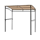 Garden Winds Custom Fit Replacement Canopy Top Cover Compatible with The Tangkula 7' Am3278Hm, Am3277Hm, Op70381 Grill Gazebo - Upgraded Performance RipLock 350 Fabric - Measures 84.5