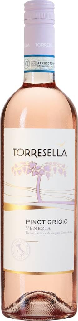 Torresella Pinot Grigio Rosé DOC – Fruchtiger Sommerwein mit leichter Rosé-Färbung durch Maischegärung
