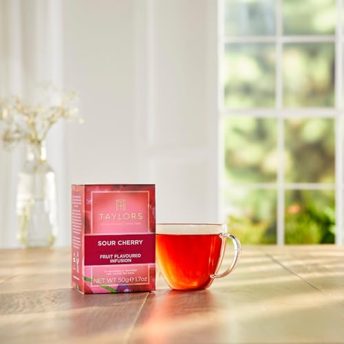 Image of Taylors of Harrogate Sour Cherry Herbal Tea Bags, 20ct (Pack of 1)