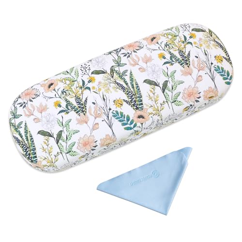 Image of PERFECTSIGHT Hard Shell Eyeglasses Case, PU Leather Protective Glasses Case, Cute Eyeglass Case for Women Men Girls
