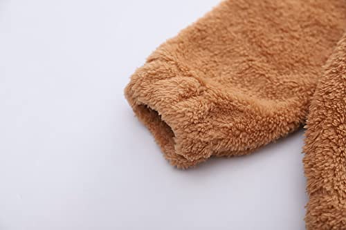 Kids Baby Girls Boys Solid Zipper Thick Warm Hooded Outdoor Warm Outwear Clothes Coat Toddler Girls Winter Jacket2