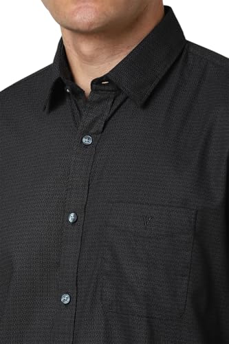 Image of Van Heusen Casual Printed Shirt for Men| Premium Cotton| Full Sleeves| Slim Fit |Breathable Fabric
