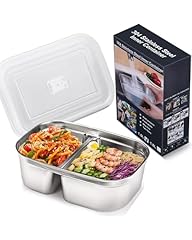 1.5L Stainless Steel Container with Compartments