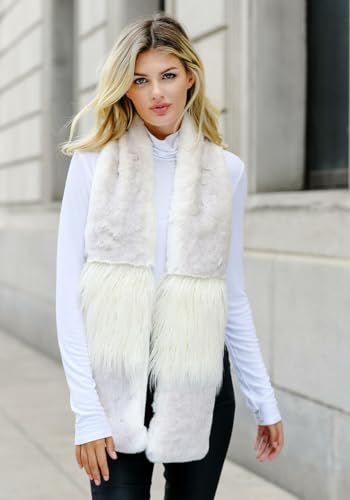 Fabulous-Furs Donna Salyers Iced Mink Faux Fur In the Mix Scarf3