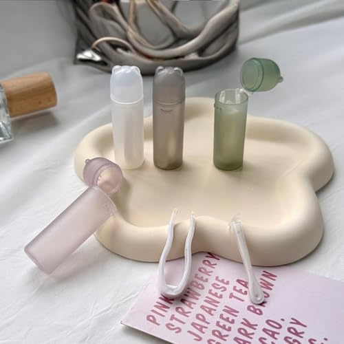4 Stück Satiskid Kontaktlinsen Zubehör Set mit Bär Box, Kontaktlinsen Einsetzhilfe & Entferner, Hygienische Pinzette und Sauger für Weiche/Harte Linsen, Mehrfarbig & Tragbar