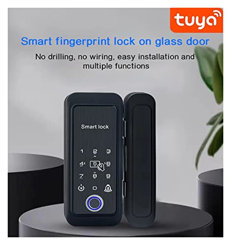 Serrure intelligente verre RFID premium finition B2 Tuya - 3