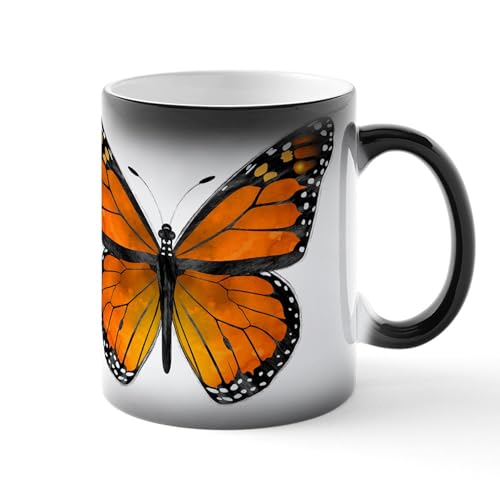 Taza Mágica de Cerámica CafePress 11 oz Mariposa Monarca miniatura 1