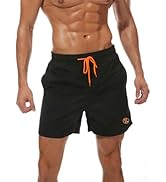 ZOXOZ Mens Swimming Shorts Waterproof Quick Dry Beach Shorts Surfing Shorts with Mesh Lining