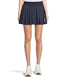 Callaway Women's 16' High Waist Solid Golf Skort with Pleats, Moisture-Wicking Stretch Fabric, Truesculpt Slimming Technology, Peacoat, Medium