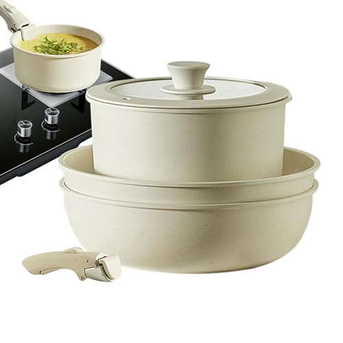 Gourmetific LJ96 Kochgeschirr-Set cremefarben