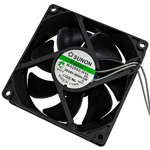 Ventilador 230 V AC 4,6 W 92 x 92 x 25 mm 88,3 m³/h 2900U/Min 88,3 m³/h Sunon MA2092HVL