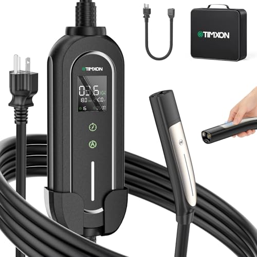 Level 2 & Level 1 EV Charger for Tesla Mobile Charging,16A,ETL Certified with 25ft Extension...