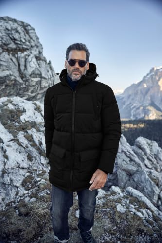 Jacket homme JP 1880 parka chaude doublée avec capuche - 2