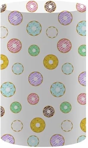 Miniatura 2 de Fundas de mesa cilíndricas con esmalte de dona blanca para dulces helados, dulces, fiestas, cubierta de pedestal, baby shower, niñas, decoración de