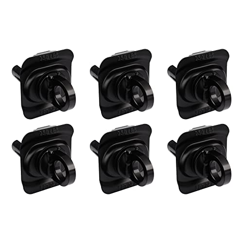 Forccord Custom Fit for Tie Down Anchors 15-26 Chevy Colorado&GMC Canyon, 14-26 Chevy Silverado&GMC Sierra 1500 2500 3500 Truck Bed Tie Downs Replace#23146899 for Truck-6 Pack Replacement Accessories