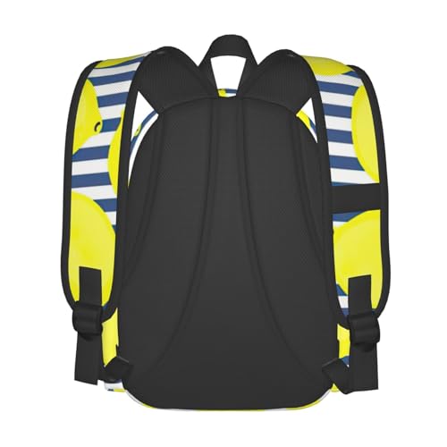 Sac à dos d'école citron élégant pour une rentrée joyeuse - 4