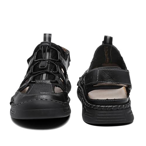 Men's Closed Toe Hiking Sandals Non-Slip Outdoor Beach Shoes Breathable Casual Summer Sandals for Walking Driving​​4
