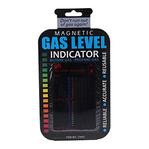 Oilmal Practical Propane Butane LPG Fuel Gas Tank Level Indicator Liquid Crystal Magnetic Gauge Bottle Cover