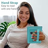 MMK Kindle Paperwhite Case 7"/6.8"(12th/11th Generation-2024/2021), Premium PU Leather Smart Cover with Hand Strap Card Slot, for Kindle Colorsoft Signature Edition(1st Gen 2024), Lake Blue - Image 6