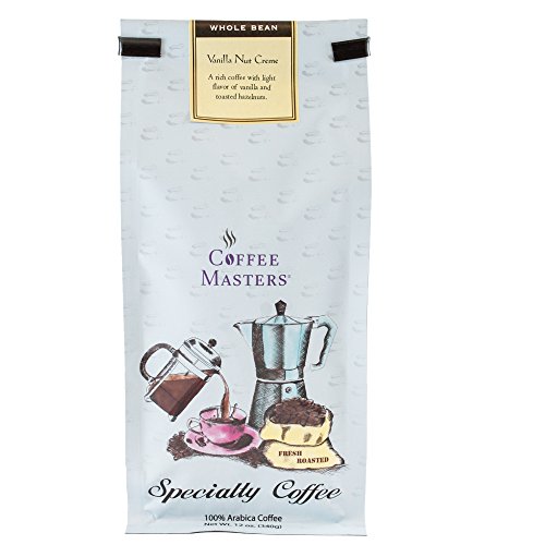 Coffee Masters Café en Grano Sabor Vainilla 12 oz x4 miniatura 2
