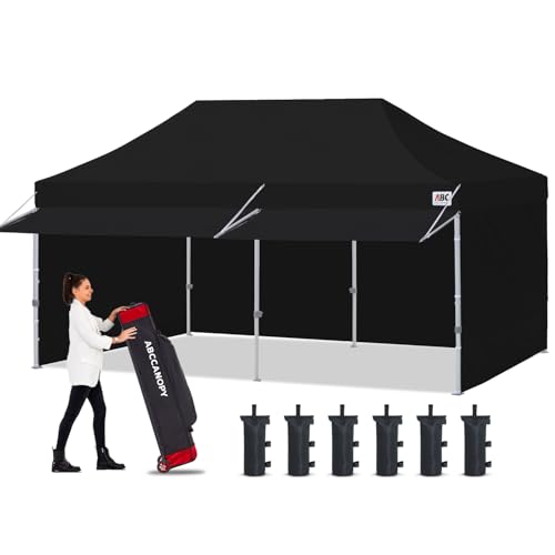 ABCCANOPY 10x20 Pop up Canopy Tent with Sidewalls - Easy up Canop...