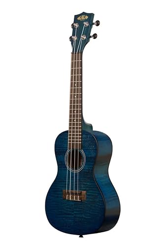 Kala-Brand-Music-Co-Blue-Exotic-Mahogany-4-String-Ukulele-Right-Handed-Concert-KA-CEMB