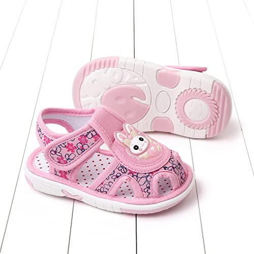 Summer Children Infant Walking Shoes Girls Sandals Flat Sole Non Slip Lightweight Hollow Girls Flip Flops Size 54
