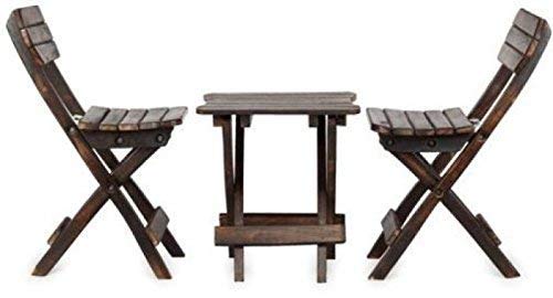 SZHC® Home Decor Wooden Living Room Kids Table & Chair 2 Chair(1) Table 12inch