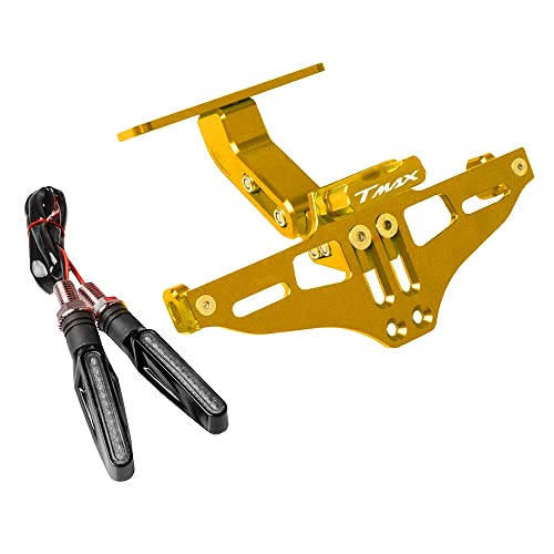 Support de plaque TMAX pour éliminer la bavette arrière d'origine encombrante, couleur or