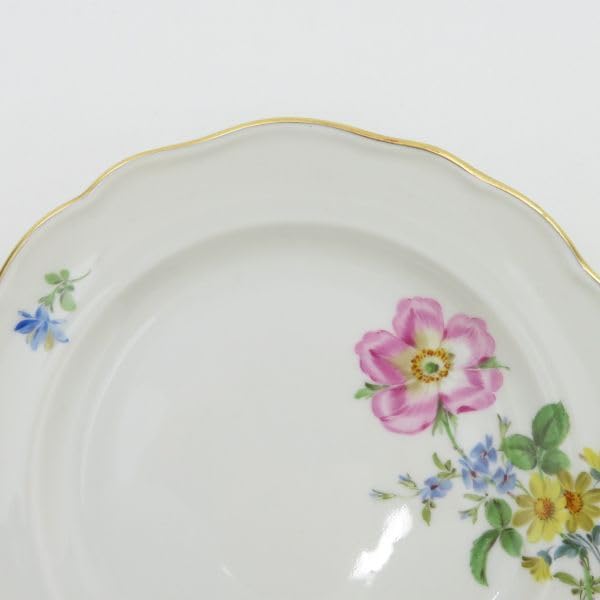 Amazon.co.jp: マイセン プレート□ベーシックフラワー ブーケ 三つ花