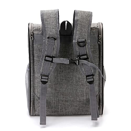 KAJIA Cat Carrier Mochila Dobrável Pet Carrier Mochila respirável Malha Carrier com almofada interna