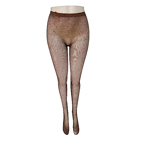 Image of Skintone Carnival Stockings | Gold Glitter Fishnet Tights for Caribbean Women