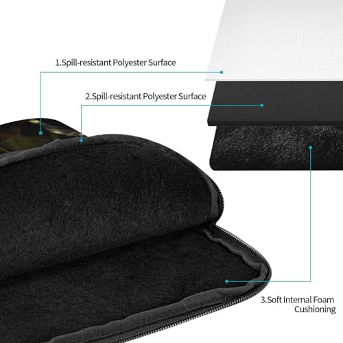 Flower On The Other Side Laptop Sleeve Case 15 Inch Suitable for Notebook Computer Tablet Traveling Carrying Simple Case3