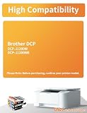 D&C LC424 LC 424 wkłady Value Pack kompatybilne z Brother LC-424 LC424 LC-424VAL do Brother DCP-J1200W DCP-J1200WE kartridże do drukarek (1 czarny 1 cyjan 1 magenta 1 żółty)
