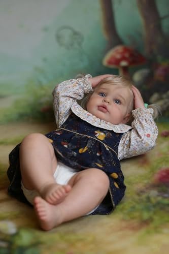 Muñeca bebé reborn silicona 24 pulg realista niña miniatura 6